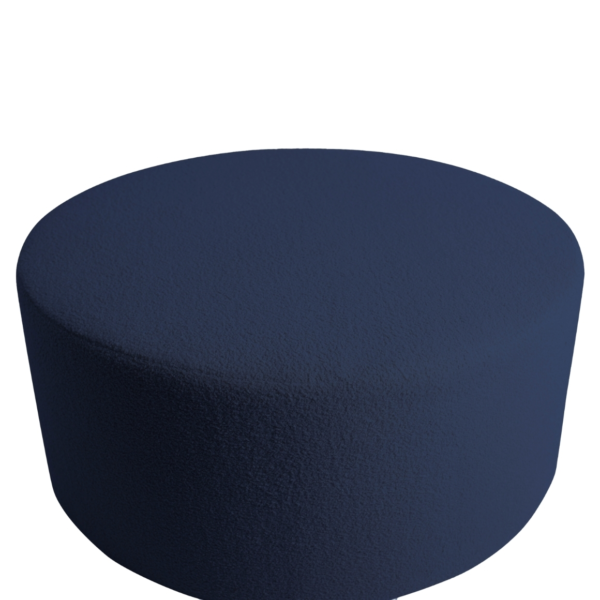 PTMD Evie poef Teddy blauw 90 cm