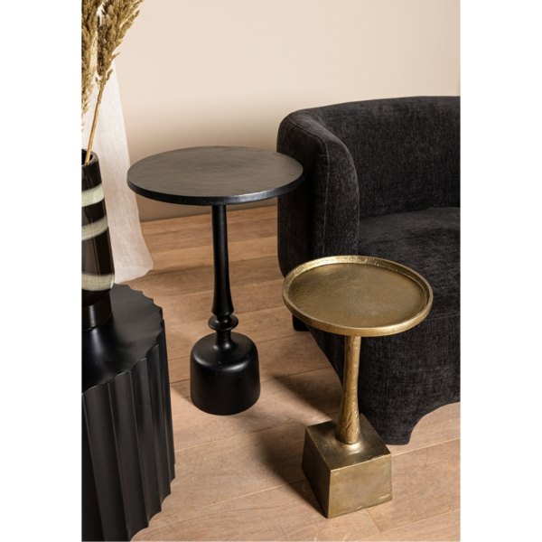 PTMD bijzettafel Resha zwart 62 cm