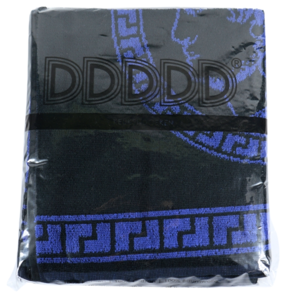 DDDDD keukendoek zwart/blauw 50 x 55 cm