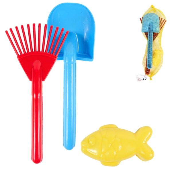 Speelgoed strandset vis 3-delig