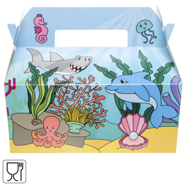 Menubox karton oceaan 22,5 cm