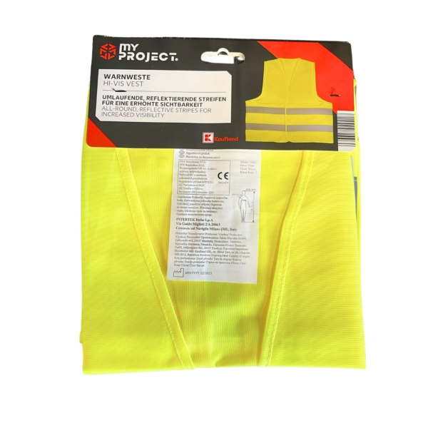 (R) Veiligheidsvest volwassenen geel one size