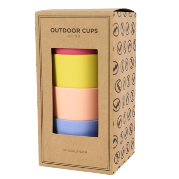 Norlander bekers 300 ml set van 4