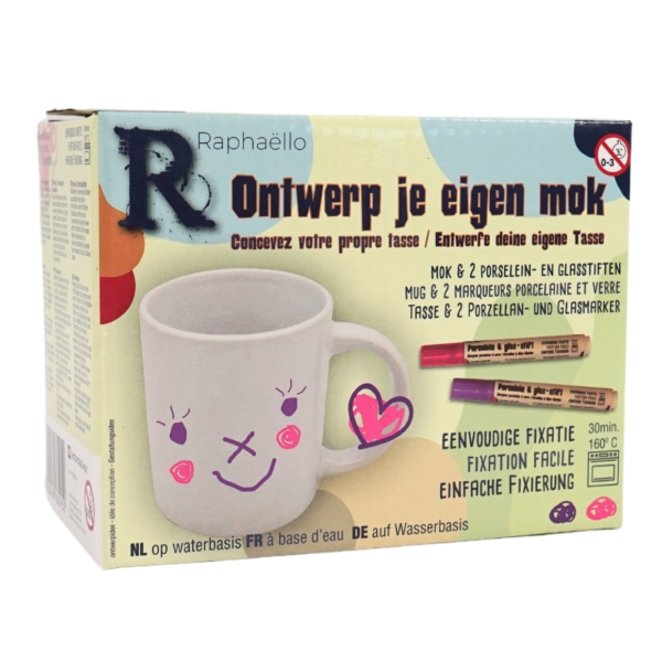 Raphaëllo design your own Becher 200 ml 3er-Set
