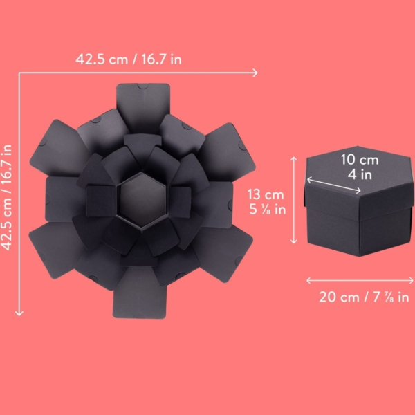 Intrend DIY explosie cadeaudoos 42,5 cm