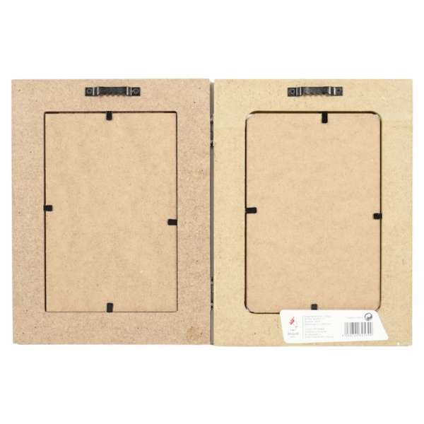 Fotolijst tweeluik 10 x 15 cm