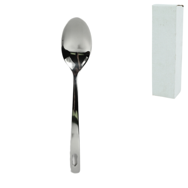 Sola cocktaillepel Capri zilverkleurig 15,3 cm