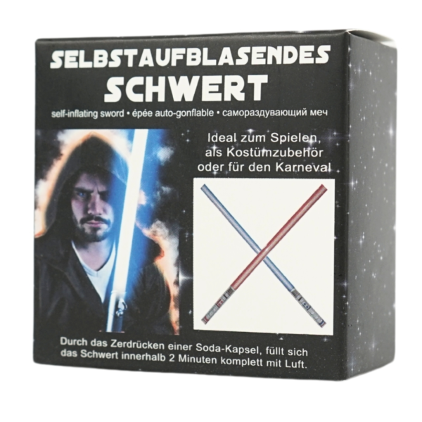 Folieballon zwaard zelfopblazend 95 cm 2 assorti