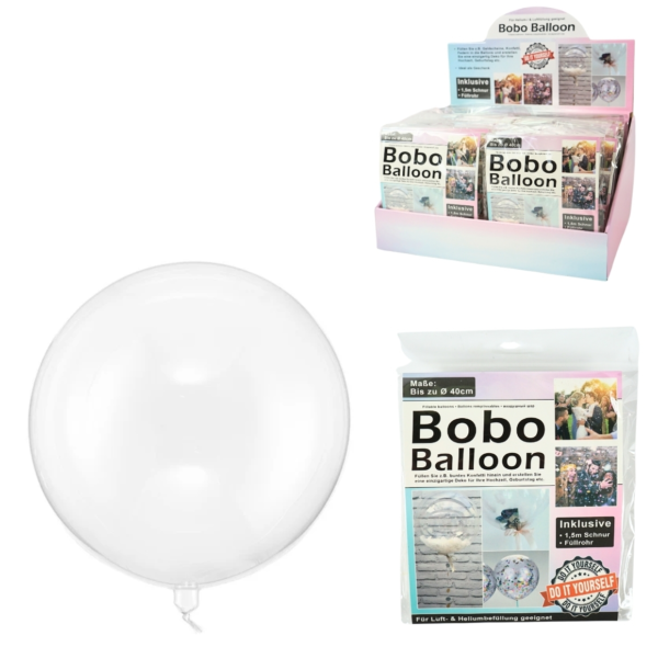 Bobo ballon vulbaar 40 cm