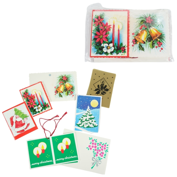 Weihnachtsgeschenkkarten sortiert Satz von 20