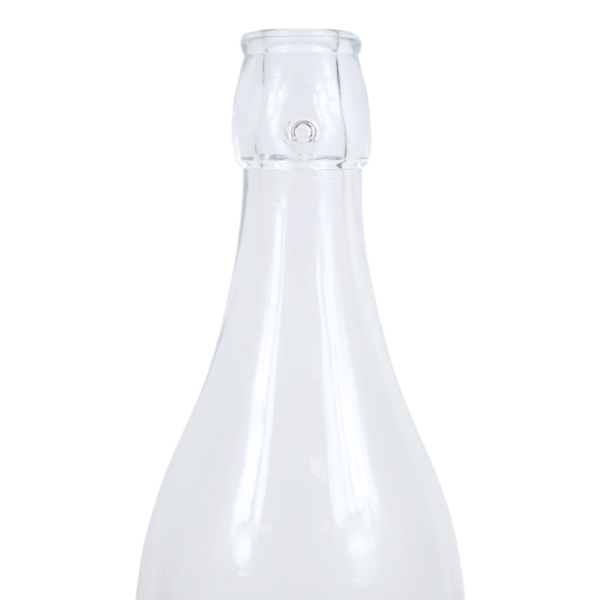 Glazen fles smurfen 1 liter