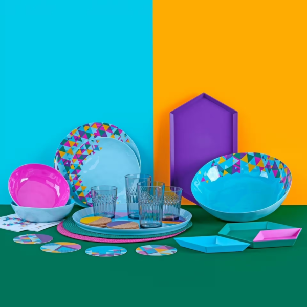 Tapas schalen Urban Oasis 37 cm set van 4