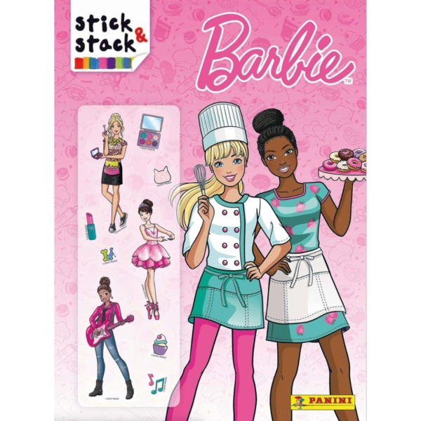 Panini stick & stack Barbie stickerboek 30 cm