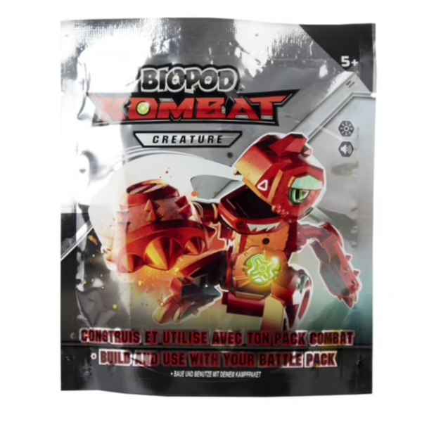 Biopod Kombat actiefiguur met geluid en lichteffect 9 cm 6 assorti
