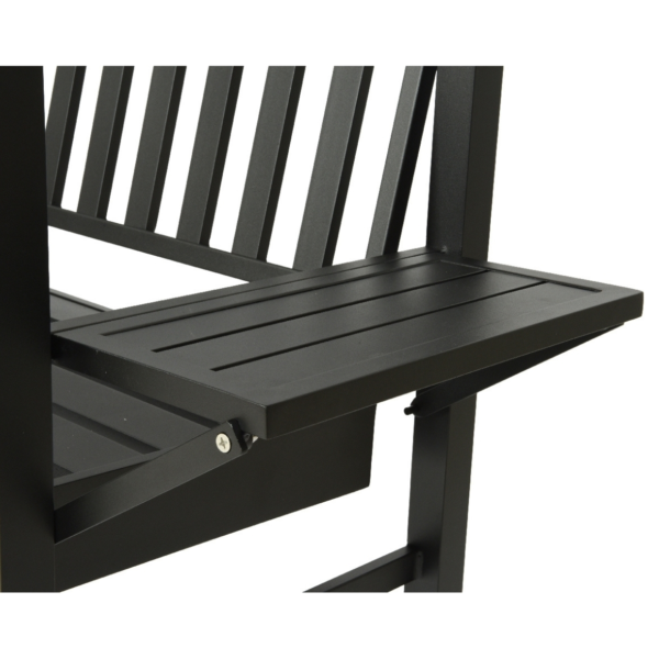 (R) Gartenbank Barolo Aluminium Schwarz 210 cm