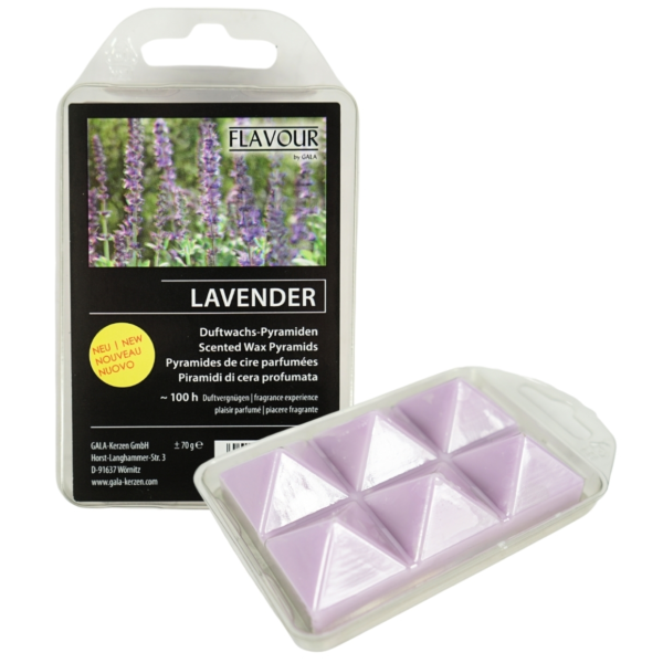 Gala Waxmelts Pyramide Lavendel 6 stuks