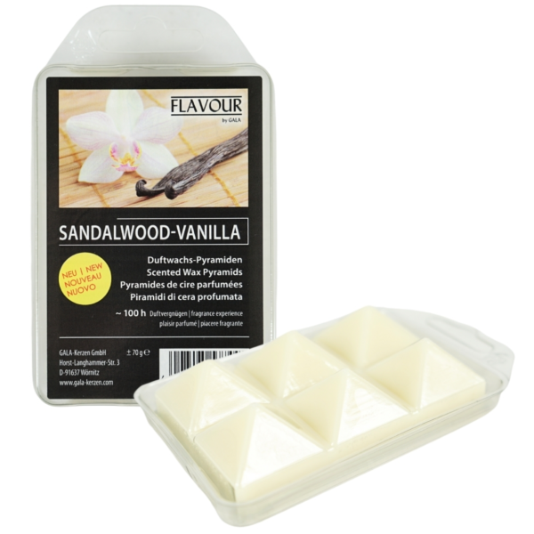 Gala Waxmelts Pyramide Sandalwood/Vanille 6 stuks