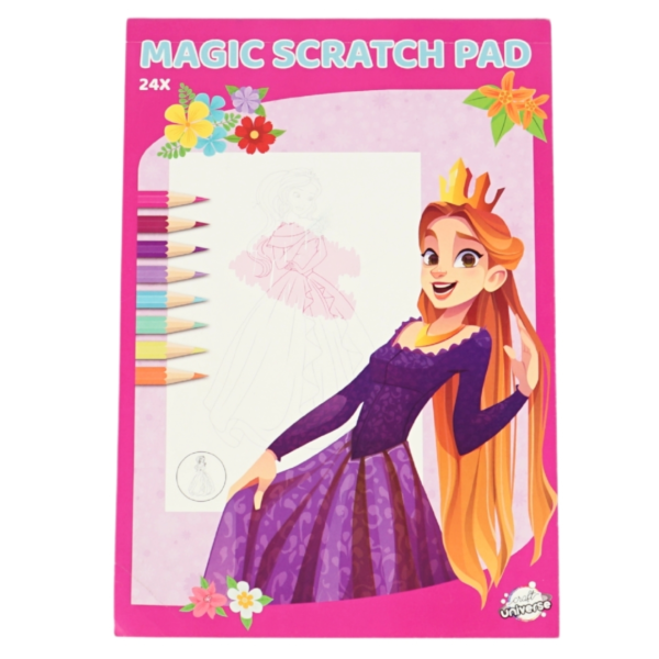 Craft Universe kratz-malbuch A5 4-fach assortiert