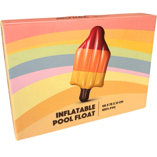 (R) Luchtbed opblaasbaar raket ijsje 161 cm