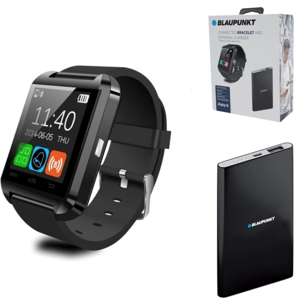 Blaupunkt BLP1800 Smartwatch met powerbank 4.000 mAh