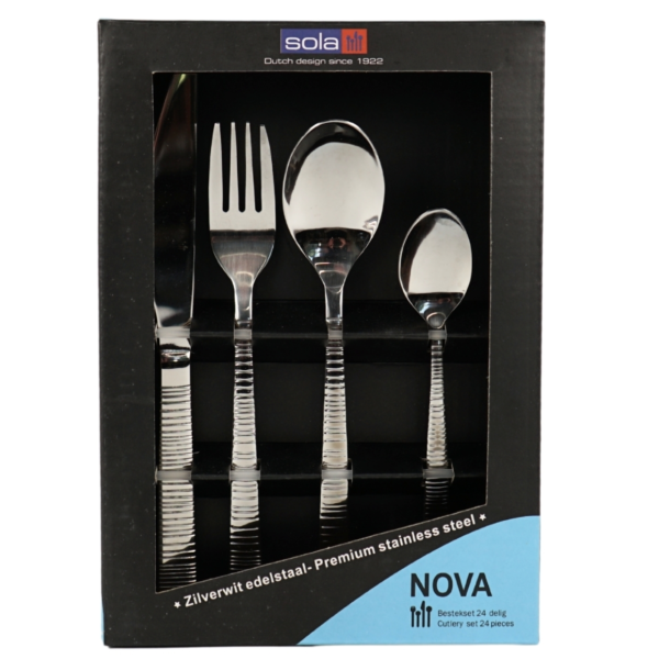 Sola Nova bestekset 23 cm set van 24