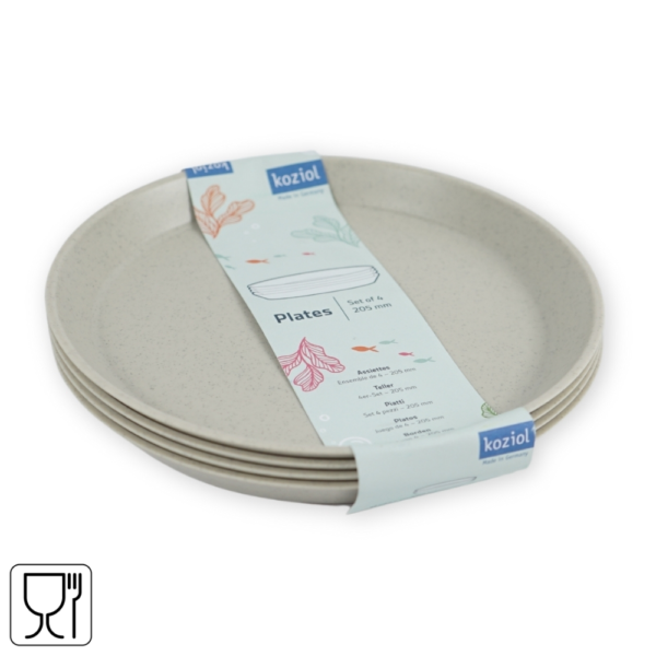 Koziol borden 20,5 cm 4 stuks