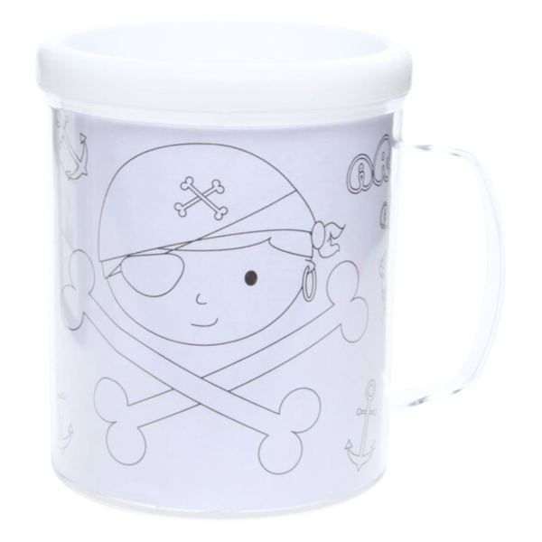 Färben Sie Ihre eigene Tasse Pirat 250 ml