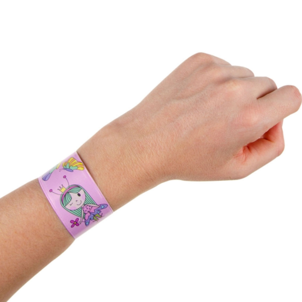 Klaparmband prinses 22 cm 3 assorti