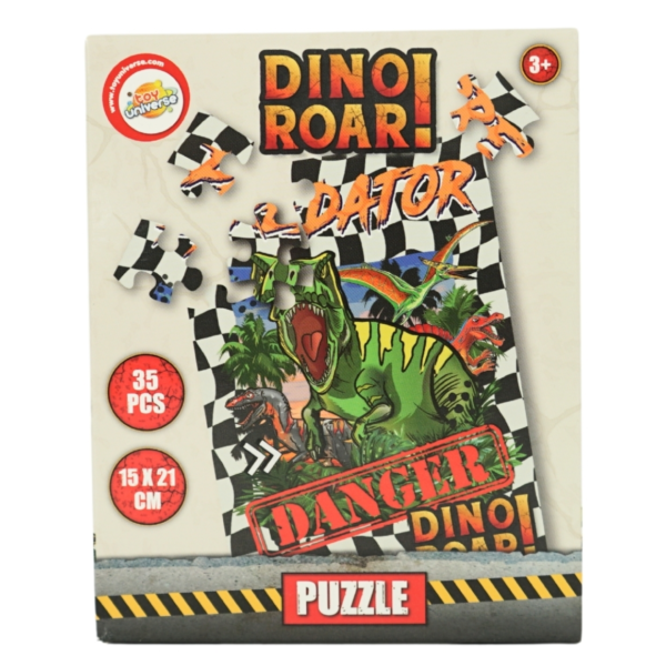 Puzzel 21 cm 35 stukjes 4 assorti