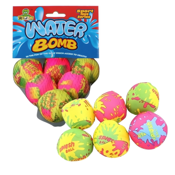 Water Splash Bal 5 cm set van 6