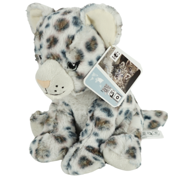 (R) Knuffel WWF sneeuw luipaard 24 cm
