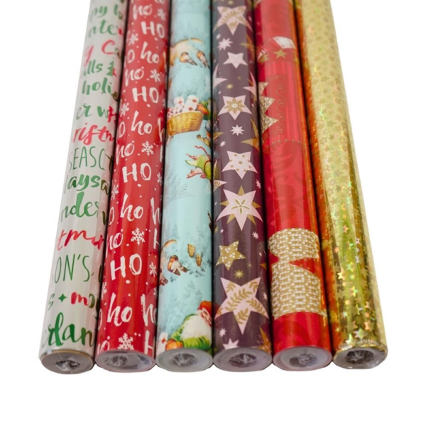 Cadeaupapier kerst 300 cm assorti