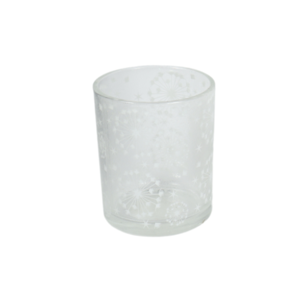 Theelichthouder glas 8,3 cm 3 assorti