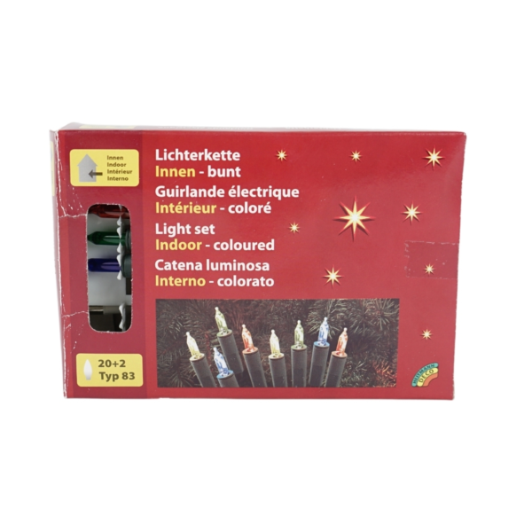 Lichtketting 20 lampjes kleur 5,85 meter