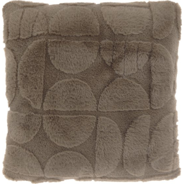 Unique Living kussen Milan taupe 45 x 45 cm