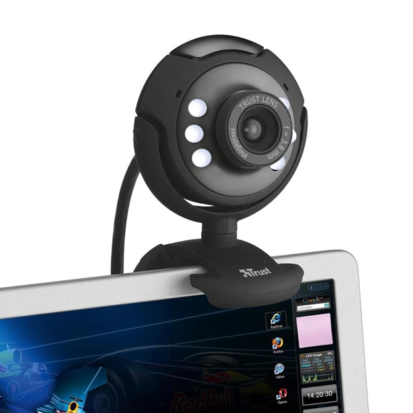 Trust webcam Spotlight Pro zwart 7 cm