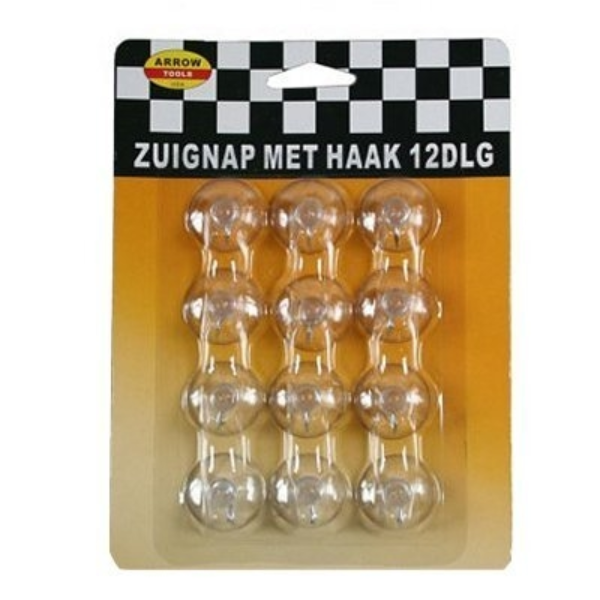 Zuignaphaken klein 12 st