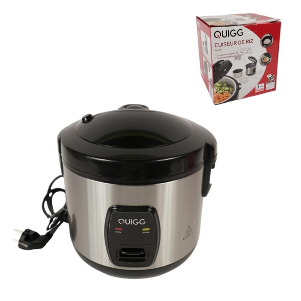 Quigg rijstkoker EU stekker 23 cm
