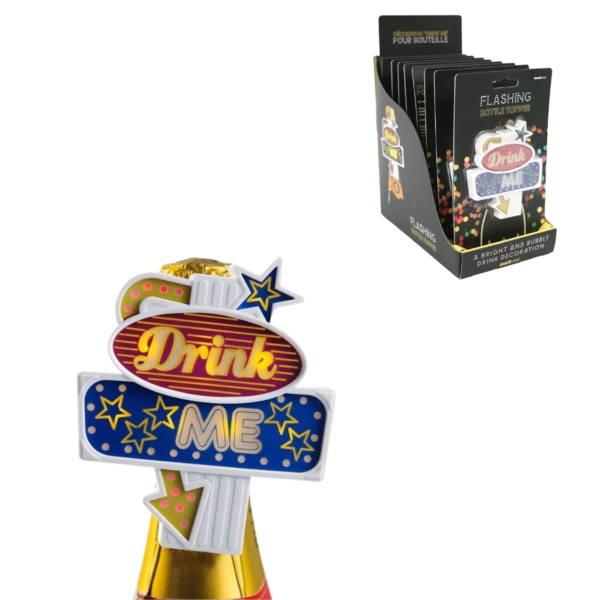 Blinkender Flaschendeckel Batteriebetriebene Lampe 10 cm