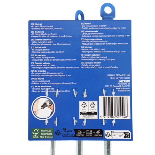 Spectrum mixers 40 cm set van 3