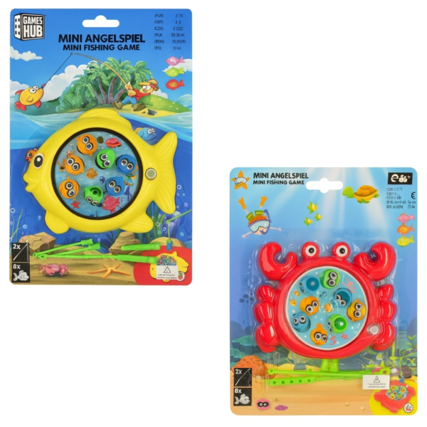 Mini Visspel magnetisch 2 assorti