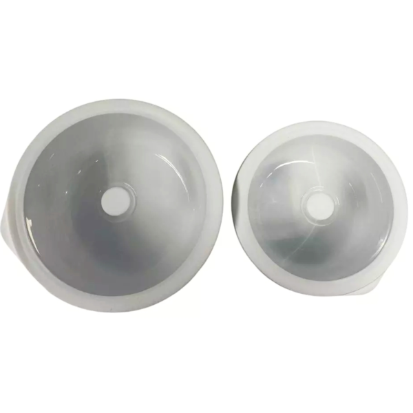 Schalen met deksel set 2 stuks 1,2 en 2 liter