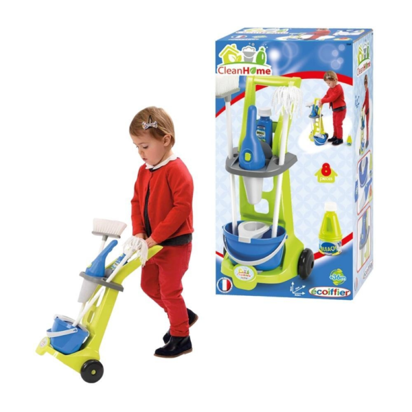 Ecoiffier Clean Home speel schoonmaakkar 56 cm