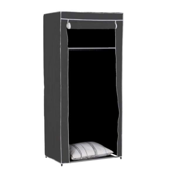 Kledingkast opvouwbaar antraciet 160 cm