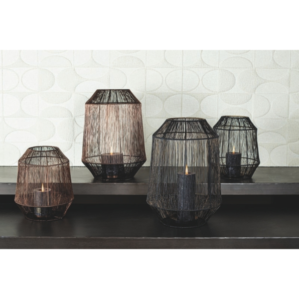 PTMD windlicht Justy M koperkleurig 32 cm