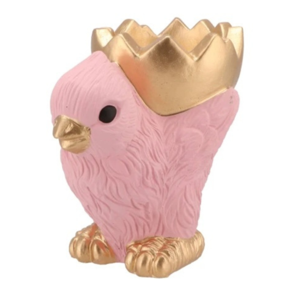 Schaal kuiken roze 19 cm