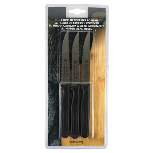 EL. Herder steakmes set van 3