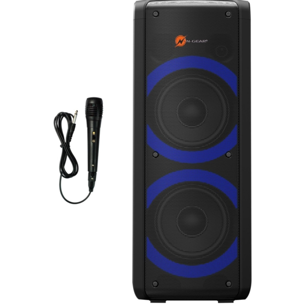 N-GEAR LGP72 karaoke set bluetooth speaker met microfoon 450 w