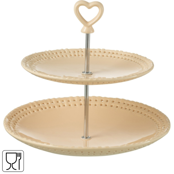 J-Line etagère perzik 25,5 cm