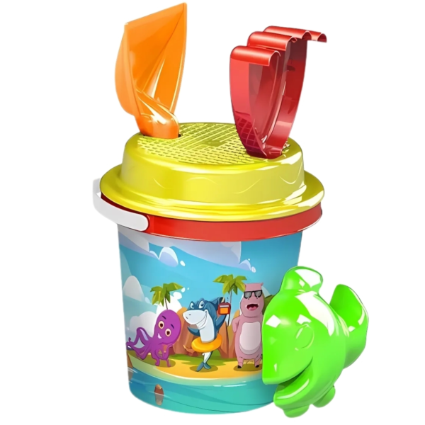 Strand Eimer Set Funny Beach 5 Stück